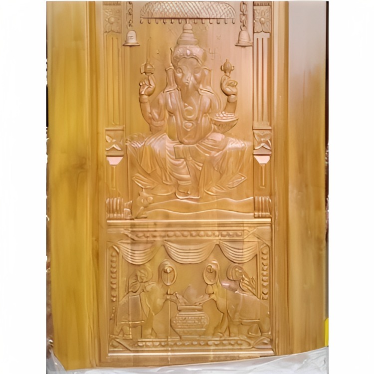 Teak wooden doors